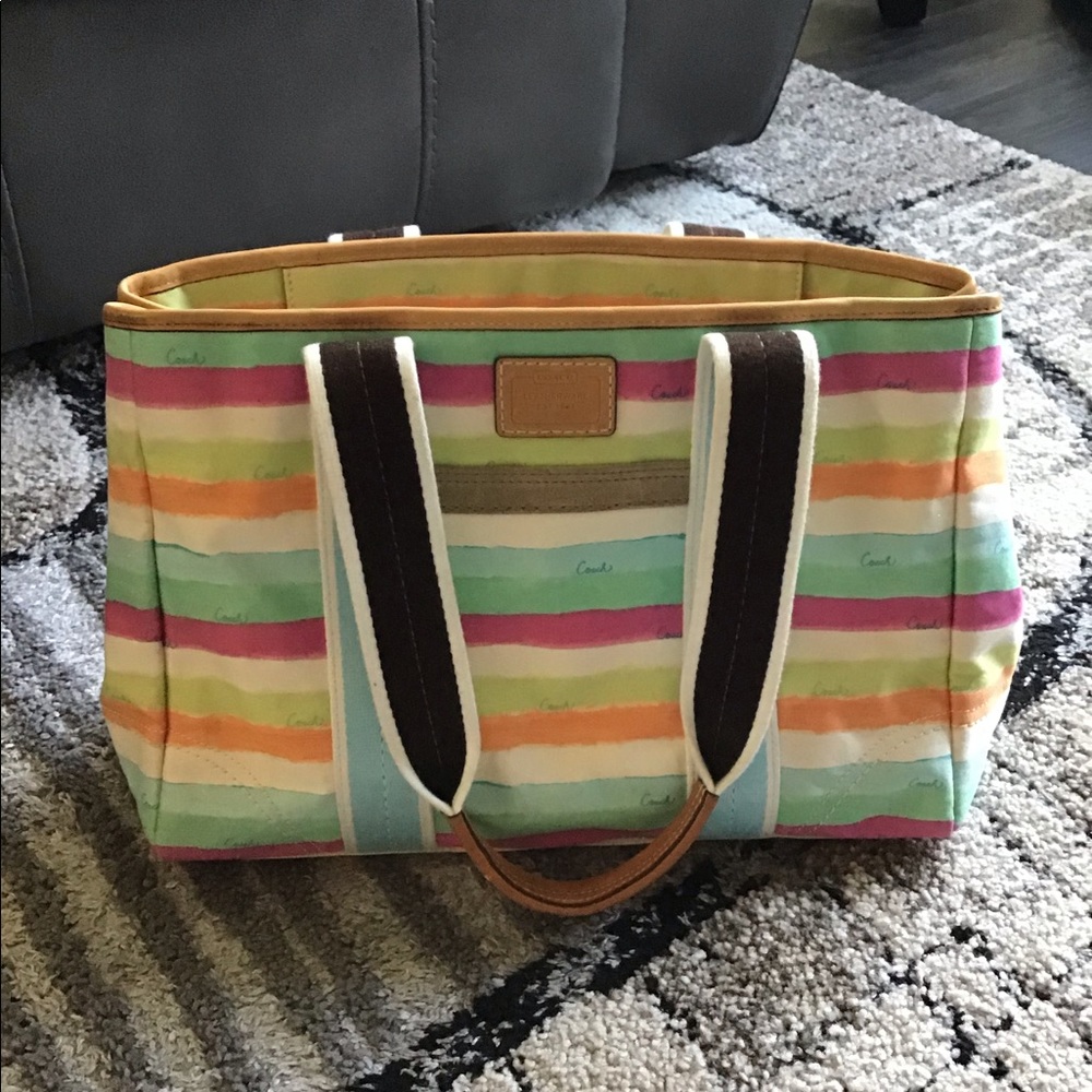 Coach Hampton Watercolor Tote